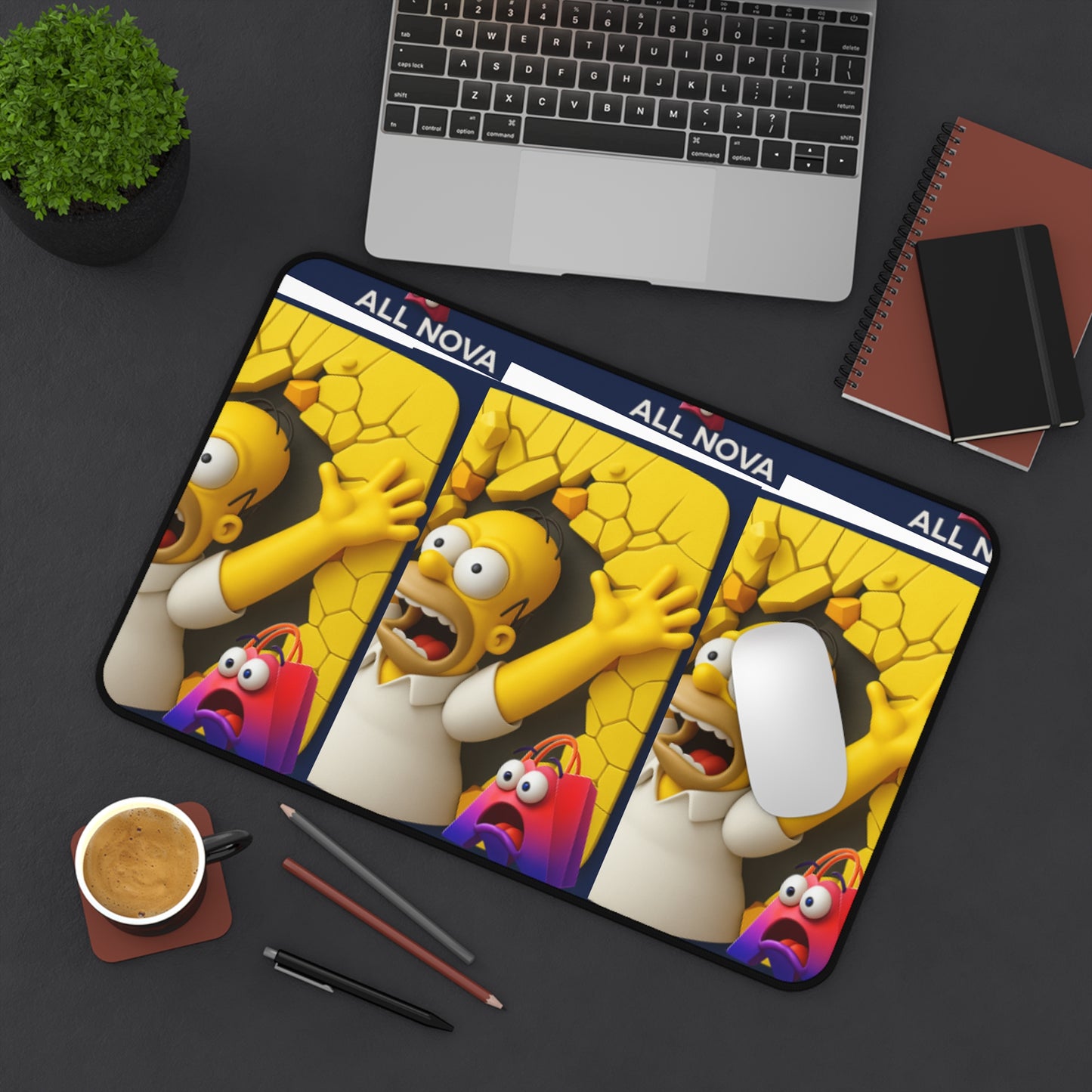 Custom Desk Mat with Logo | Non-Slip Neoprene, Full-Color Print