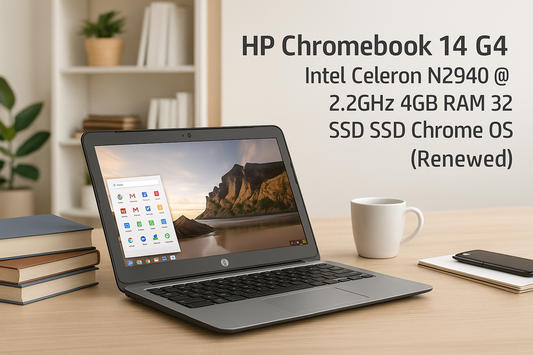 HP Chromebook 14 G4 | Intel Celeron N2940 | 4GB RAM | 32GB SSD | Chrome OS (Renewed)