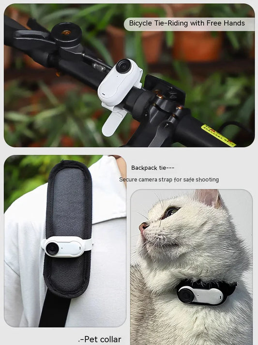 Pet Collar Camera for Cats & Dogs | Wireless HD Video Recording, USB Rechargeable, Adjustable Collar