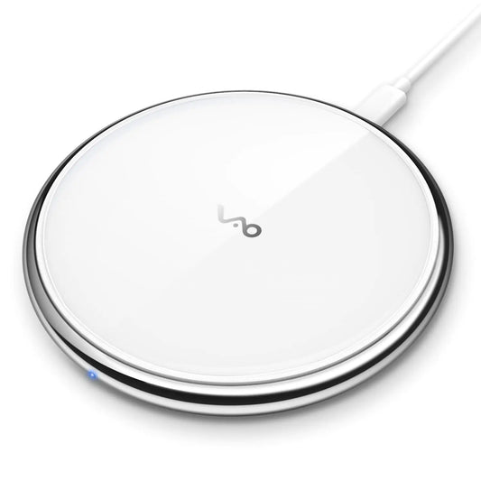 Vebach Fast Wireless Charging Pad – 15W Qi Charger for iPhone & Samsung | Sleek Aluminum Design