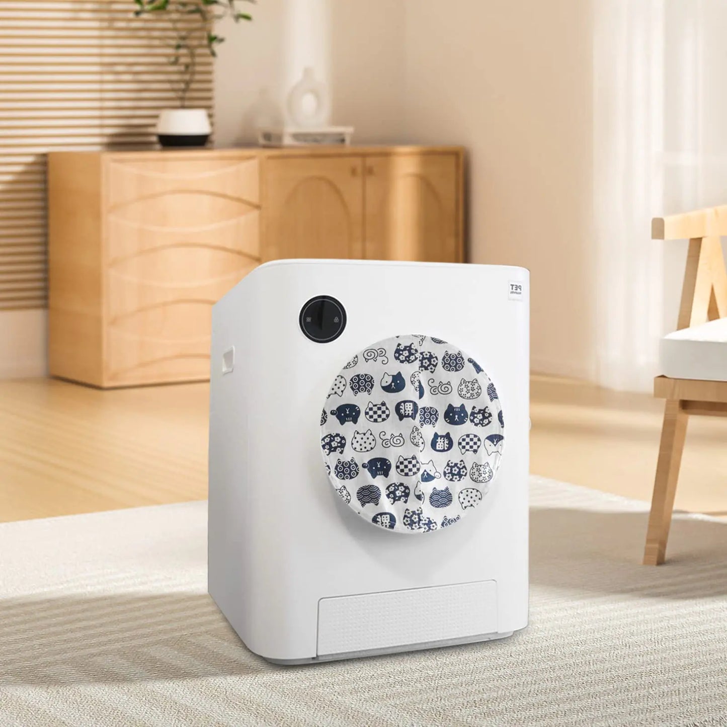 Curtain for Cat Litter Box | Anti-Odor & Self-Cleaning Cover