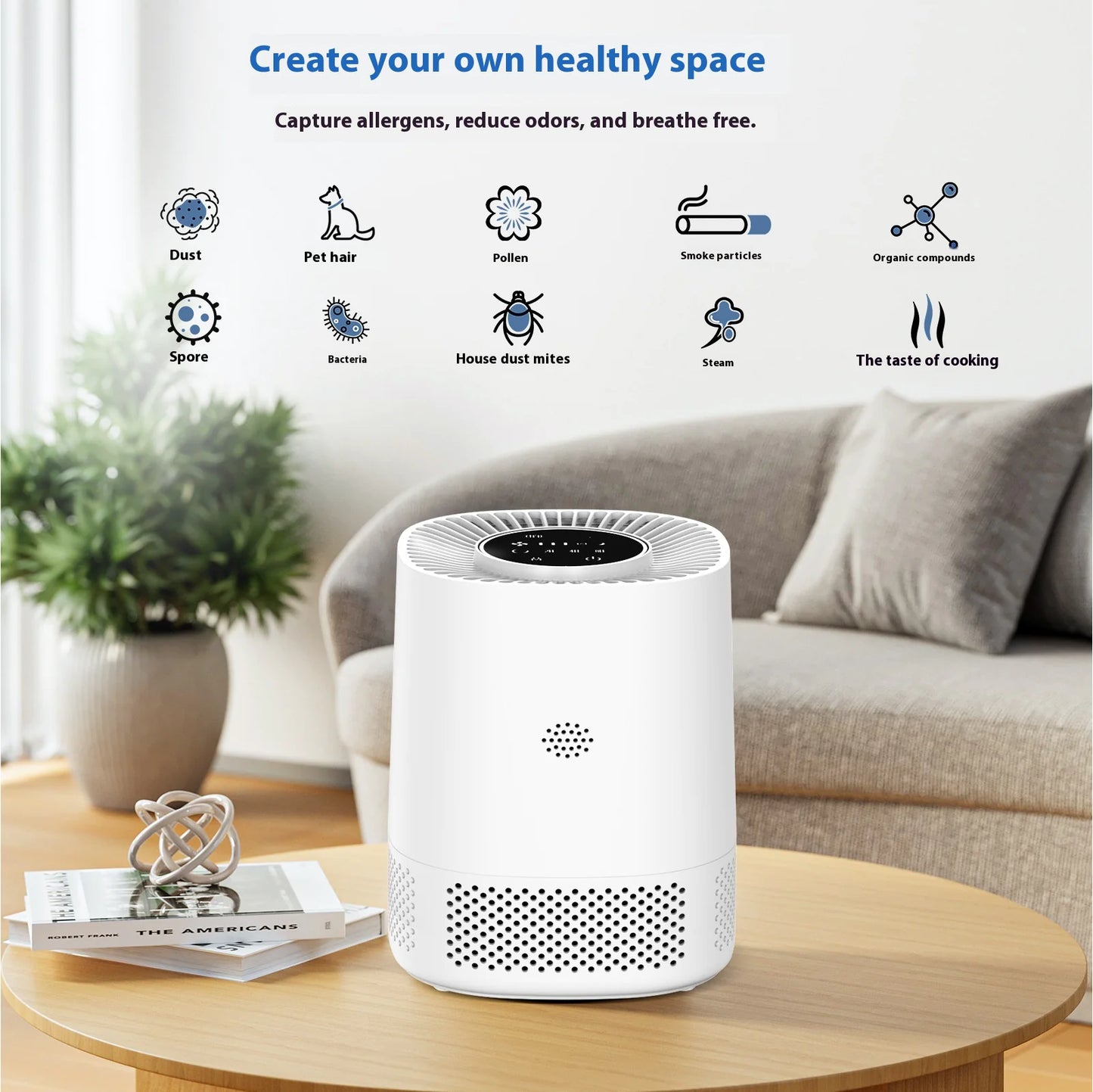 Breathe Better – Smart WiFi Air Purifier for Home & Office