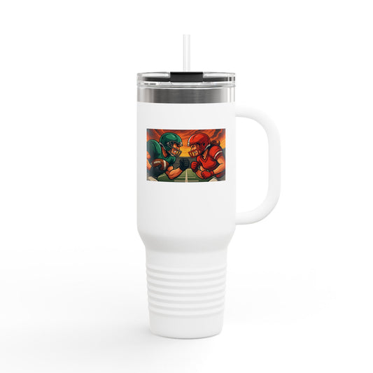 Custom Insulated Travel Mug – 40oz Stainless Steel, Leak-Proof Lid | Personalized Gift for Coffee & Travel