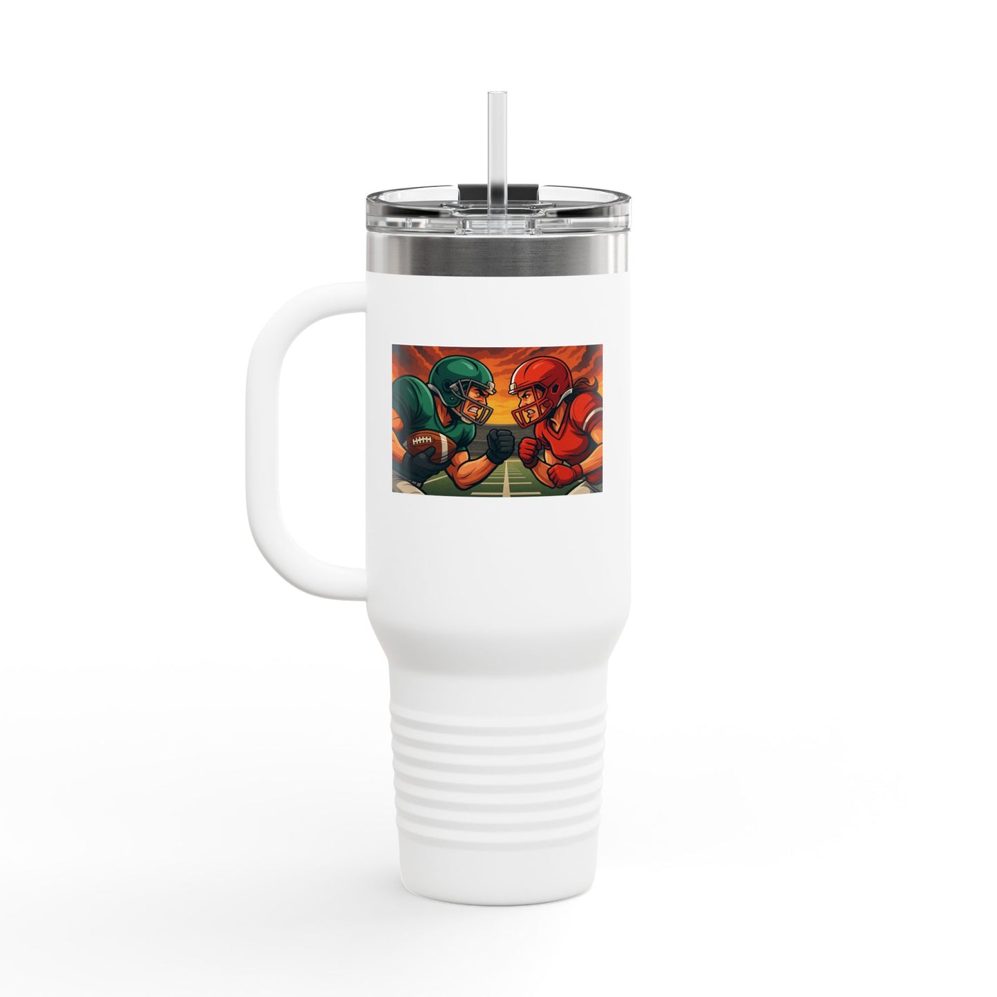 Custom Insulated Travel Mug – 40oz Stainless Steel, Leak-Proof Lid | Personalized Gift for Coffee & Travel