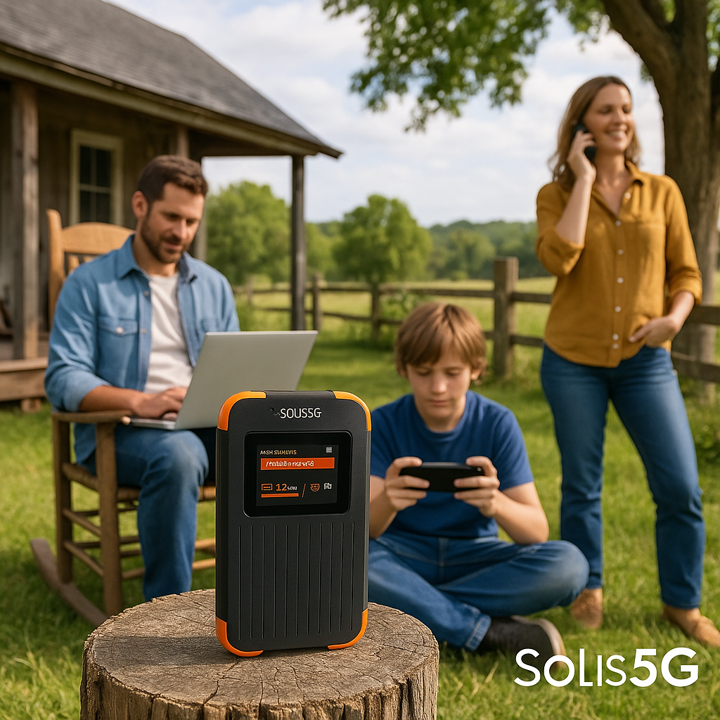 Solis 5G WiFi Mobile Hotspot | Global 5G/4G Coverage in 135+ Countries
