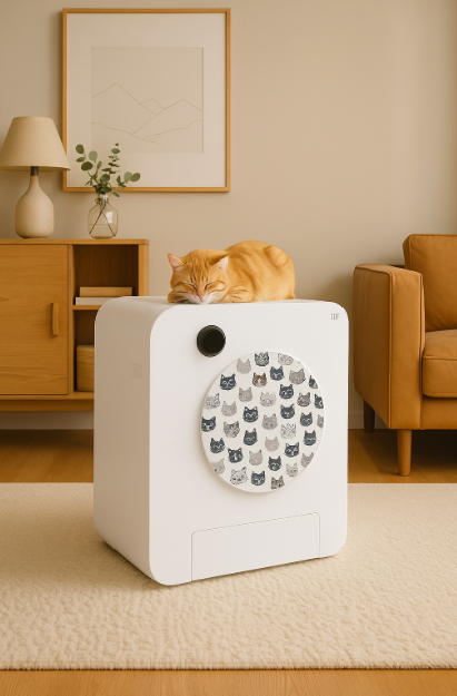 Curtain for Cat Litter Box | Anti-Odor & Self-Cleaning Cover