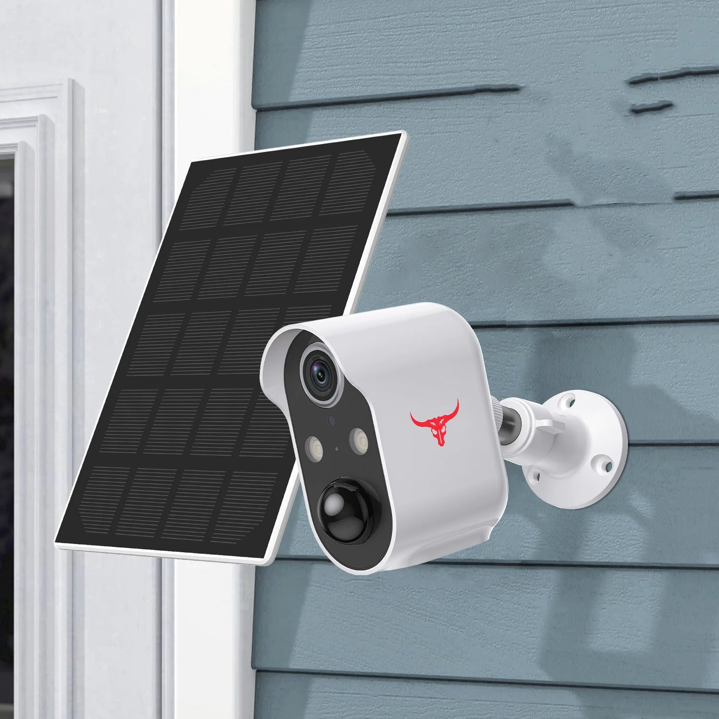 Wireless Security Camera | Smart Outdoor & Indoor Surveillance with Solar Panel & Night Vision