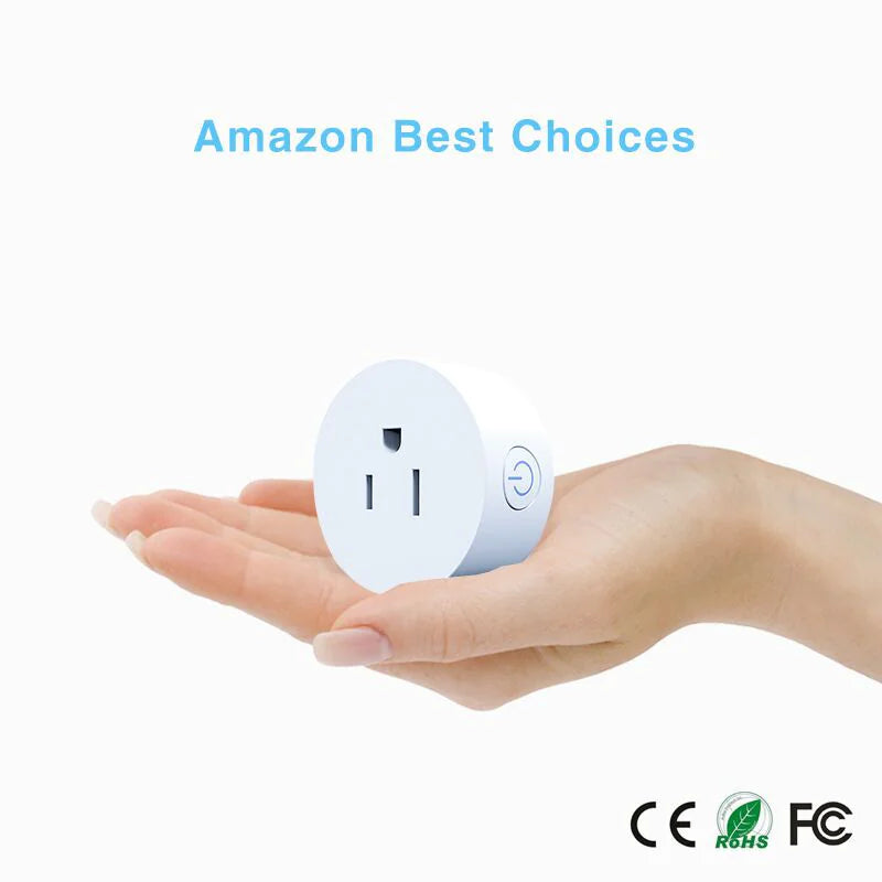 WiFi Voice Control Smart Plug – Alexa & Google, 2.4 GHz, Schedules