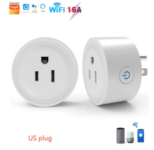 WiFi Voice Control Smart Plug – Alexa & Google, 2.4 GHz, Schedules